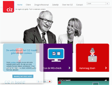 Tablet Screenshot of ciz.nl